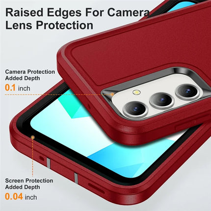 For Samsung Galaxy A16 4G / 5G Case PC+Silicone+EVA 3-in-1 Shockproof Phone Cover