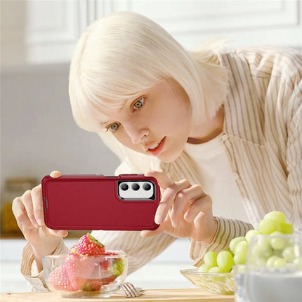 For Samsung Galaxy A16 4G / 5G Case PC+Silicone+EVA 3-in-1 Shockproof Phone Cover