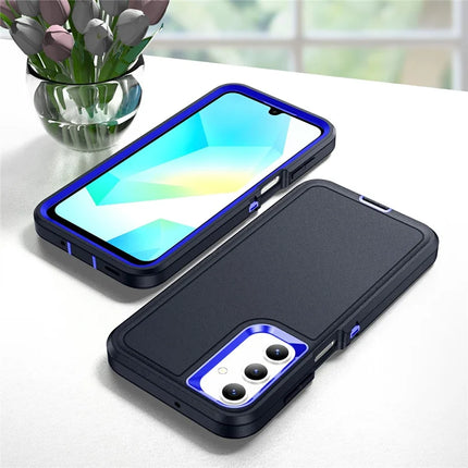 For Samsung Galaxy A16 4G / 5G Case PC+Silicone+EVA 3-in-1 Shockproof Phone Cover