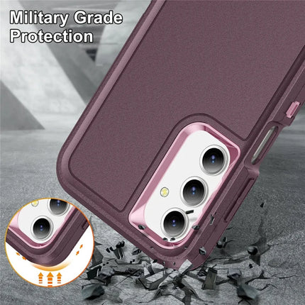For Samsung Galaxy A16 4G / 5G Case PC+Silicone+EVA 3-in-1 Shockproof Phone Cover