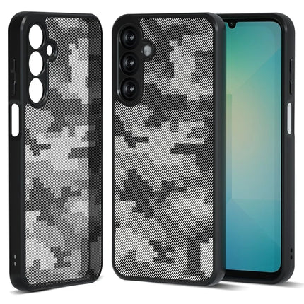 IBMRS For Samsung Galaxy A16 5G / 4G Case TPU + PC Heavy Duty Shockproof Phone Cover Camera Protection - Grid Camouflage