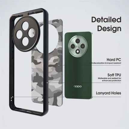 IBMRS For Oppo Reno12 F 5G  /  Reno12 F 4G  /  F27 5G Case TPU + PC Heavy Duty Shockproof Phone Cover Camera Protection