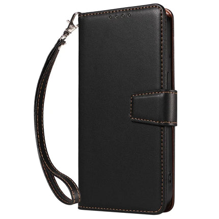 For Google Pixel 9 Case RFID Blocking Leather Wallet Flip Phone Cover with Wrist Strap