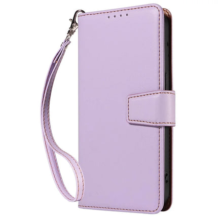 For Google Pixel 9 Case RFID Blocking Leather Wallet Flip Phone Cover with Wrist Strap