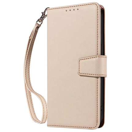 For Google Pixel 7a Case RFID Blocking Leather Wallet Flip Phone Cover with Wrist Strap