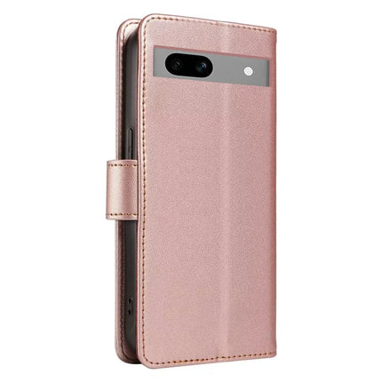 For Google Pixel 7a Case RFID Blocking Leather Wallet Flip Phone Cover with Wrist Strap
