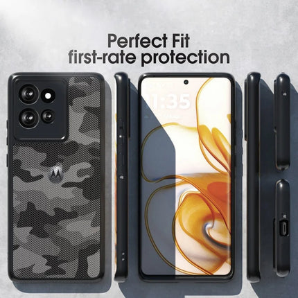 IBMRS For Motorola Edge 50 5G Case TPU + PC Heavy Duty Shockproof Phone Cover Camera Protection