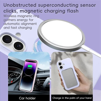 For iPhone 16 Plus Case Compatible with MagSafe Liquid Silicone Anti-Drop Phone Cover