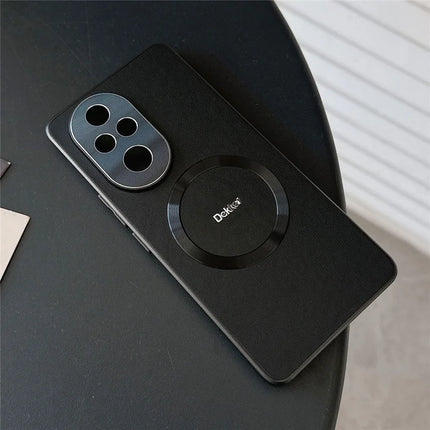 DEKKER For Honor 200 Pro 5G Back Cover Compatible with MagSafe PU+TPU Phone Case