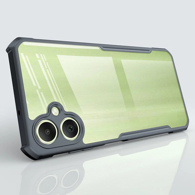 ShopCaseCart Premium Quality Samsung Galaxy A06 Protective cover Dropproof TPU + Acrylic Clear Back Phone Guard