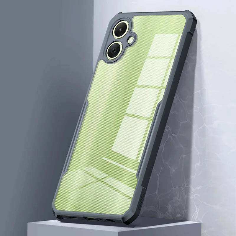 ShopCaseCart Premium Quality Samsung Galaxy A06 Protective cover Dropproof TPU + Acrylic Clear Back Phone Guard