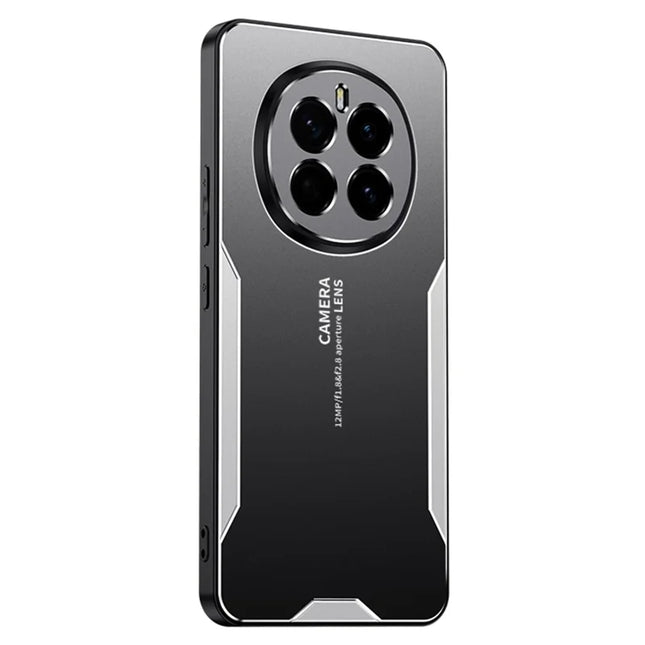 For Honor Magic7 5G Phone Case Aluminium Alloy TPU PC Back Cover - Silver