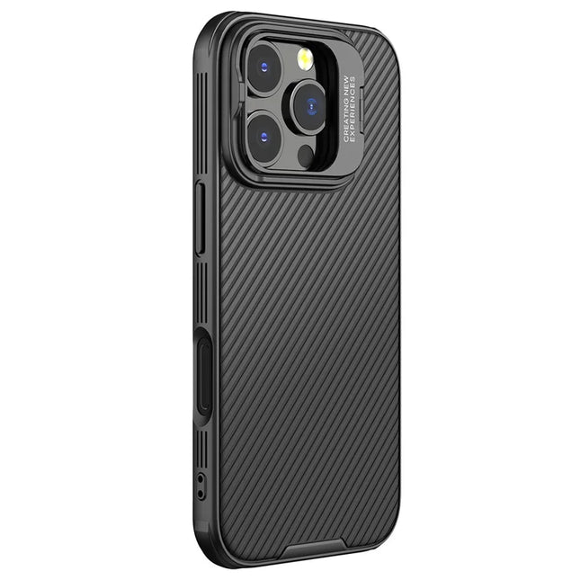 NILLKIN Camshield Prop Series for iPhone 16 Pro Max Case Compatible with MagSafe TPU+PC Phone Cover with Lens Frame