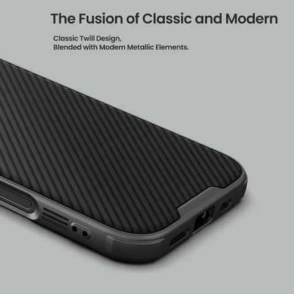 NILLKIN Camshield Prop Series for iPhone 16 Pro Max Case Compatible with MagSafe TPU+PC Phone Cover with Lens Frame