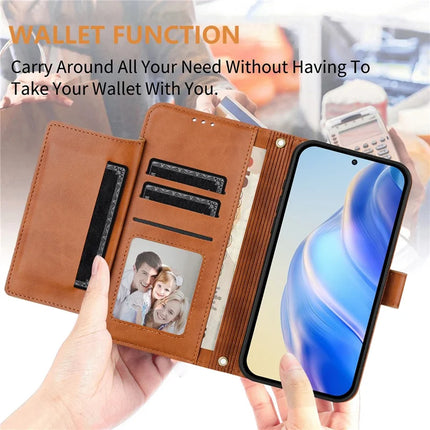 For OnePlus Nord 4 Case Zipper Pocket Multiple Card Slots Leather Phone Cover