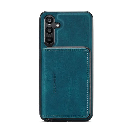 For Samsung Galaxy A16 5G Case JEEHOOD J02 Leather Back Cover with Detachable Zipper Card Holder Kickstand