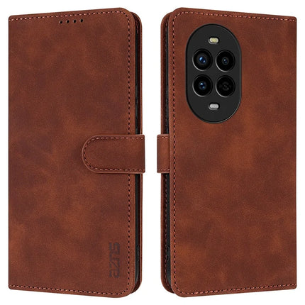 AZNS For Huawei nova 13 Pro 5G Case PU Leather Wallet Phone Cover - Brown