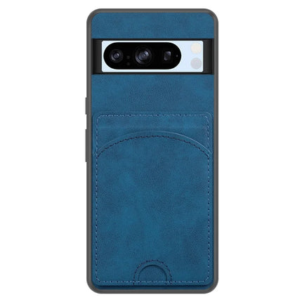 For Google Pixel 9 Pro XL Case Kickstand Leather Coated TPU Phone Cover with Card Slot