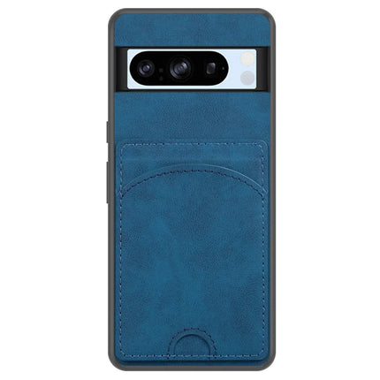 For Google Pixel 9a Case Kickstand Leather Coated TPU Phone Cover with Card Slot