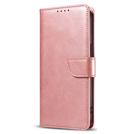 For iPhone 16 Pro Max Case Calf Texture Magnetic Clasp Wallet PU Leather Phone Cover