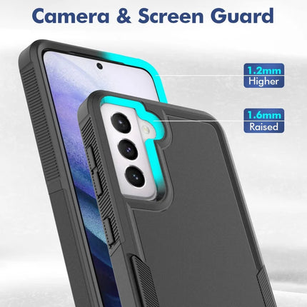 For Samsung Galaxy S21 5G / S21 4G Case 2-in-1 PC+TPU Shockproof Phone Cover
