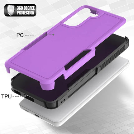 For Samsung Galaxy S21 5G / S21 4G Case 2-in-1 PC+TPU Shockproof Phone Cover