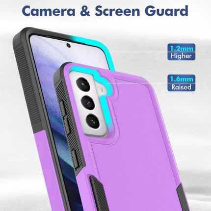 For Samsung Galaxy S21 5G / S21 4G Case 2-in-1 PC+TPU Shockproof Phone Cover
