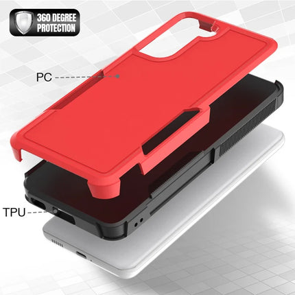 For Samsung Galaxy S21 5G / S21 4G Case 2-in-1 PC+TPU Shockproof Phone Cover