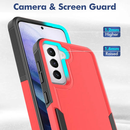 For Samsung Galaxy S21 5G / S21 4G Case 2-in-1 PC+TPU Shockproof Phone Cover