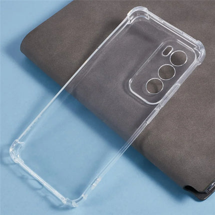 For Oppo Reno12 5G (Global) Phone Case Reinforced Four Corner Anti-Drop Clear TPU Cover