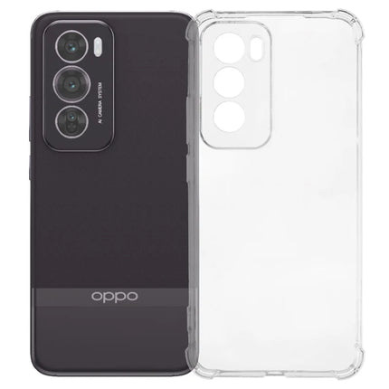 For Oppo Reno12 Pro 5G (Global) Phone Case Reinforced Four Corner Anti-Drop Clear TPU Cover