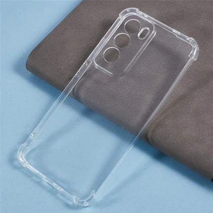 For Oppo Reno12 Pro 5G (Global) Phone Case Reinforced Four Corner Anti-Drop Clear TPU Cover