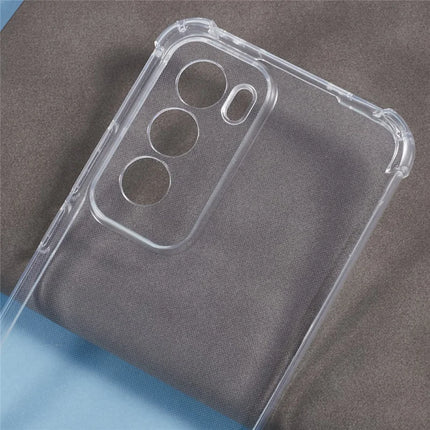 For Oppo Reno12 Pro 5G (Global) Phone Case Reinforced Four Corner Anti-Drop Clear TPU Cover