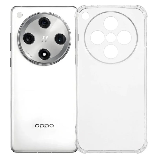 For Oppo Find X8 5G Phone Case Reinforced Four Corner Anti-Drop Clear TPU Cover