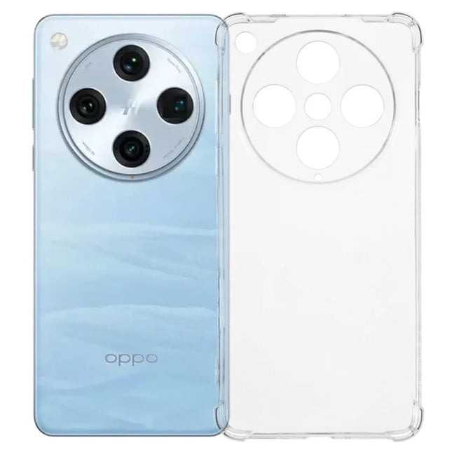 For Oppo Find X8 Pro 5G Phone Case Reinforced Four Corner Anti-Drop Clear TPU Cover