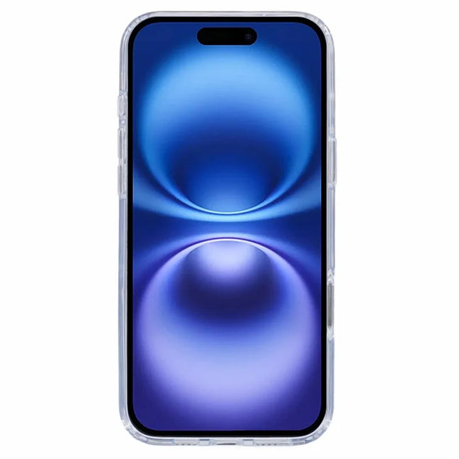 X-LEVEL For iPhone 16 Plus Phone Case TPU+PC Clear Back Cover with Camera Control Button