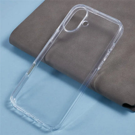 X-LEVEL For iPhone 16 Plus Phone Case TPU+PC Clear Back Cover with Camera Control Button