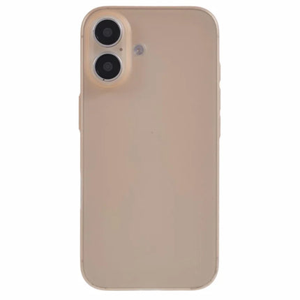 X-LEVEL For iPhone 16 Case Hard PP Matte Phone Cover 0.18mm Ultra-Thin - Desert Gold