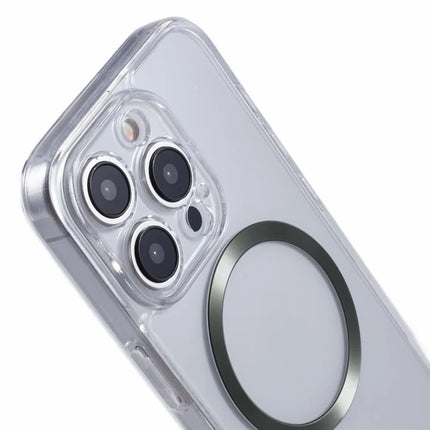 ShopCaseCart Premium Protective iPhone 15 Pro Protective cover Compatible with MagSafe CD Vein TPU+Acrylic Phone Guard