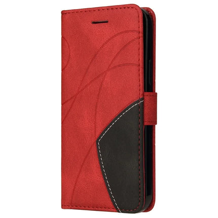 For Google Pixel 9a Leather Case Wallet Stand Color Splicing Phone Cover