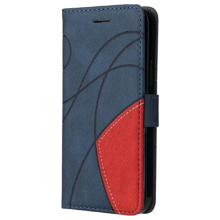For Google Pixel 9a Leather Case Wallet Stand Color Splicing Phone Cover