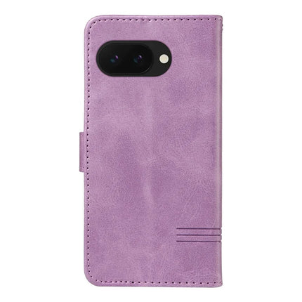 For Google Pixel 9a Case Flip Wallet T-Shape Lines Leather Phone Cover