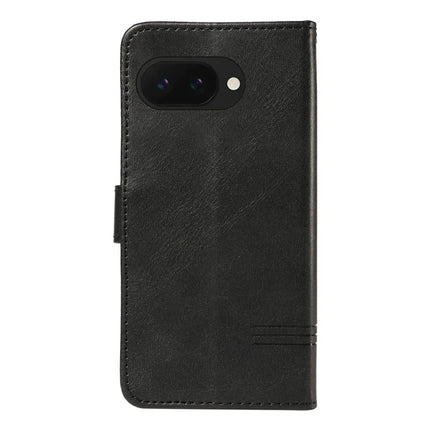 For Google Pixel 9a Case Flip Wallet T-Shape Lines Leather Phone Cover