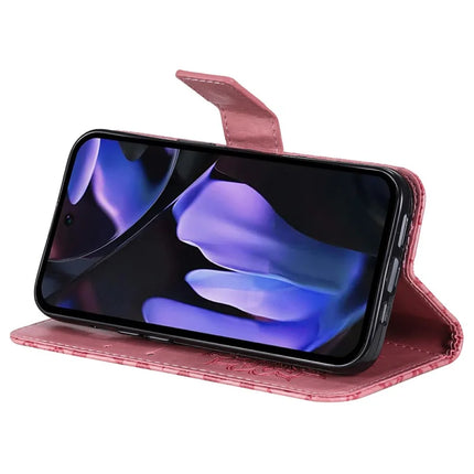 For Google Pixel 9a Case Sunflower Leather Wallet Phone Cover