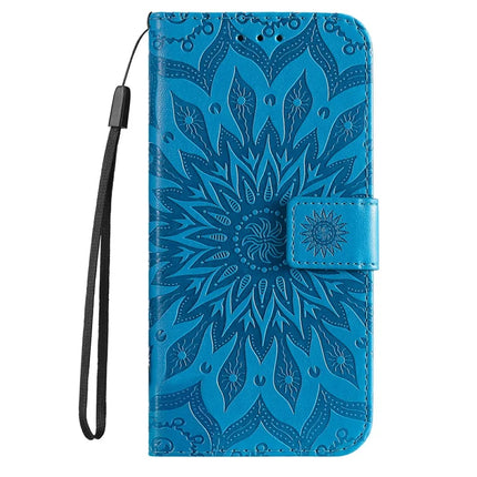 For Google Pixel 9a Case Sunflower Leather Wallet Phone Cover