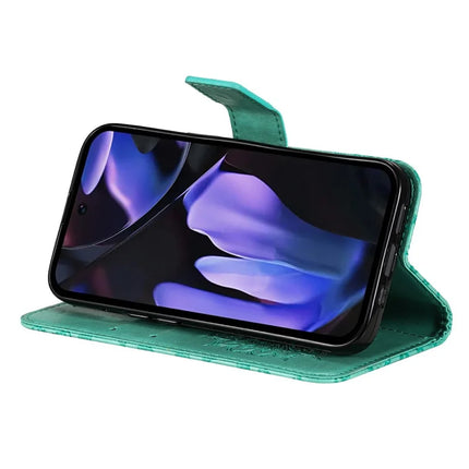 For Google Pixel 9a Case Sunflower Leather Wallet Phone Cover