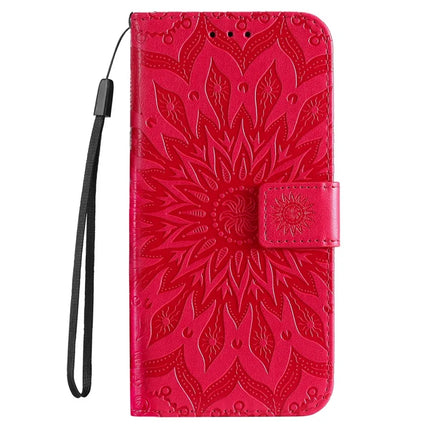 For Google Pixel 9a Case Sunflower Leather Wallet Phone Cover