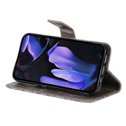 For Google Pixel 9a Case Sunflower Leather Wallet Phone Cover