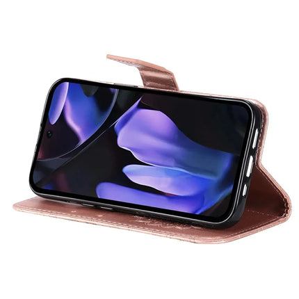 For Google Pixel 9a Case Sunflower Leather Wallet Phone Cover