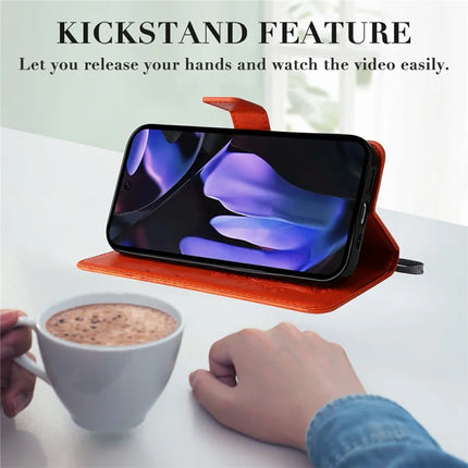 For Google Pixel 9a Case Butterfly Leather Phone Cover